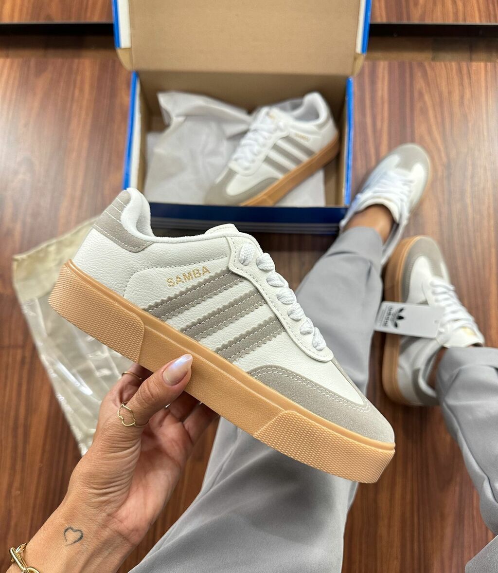 Adidas Samba Retrô | Cinza