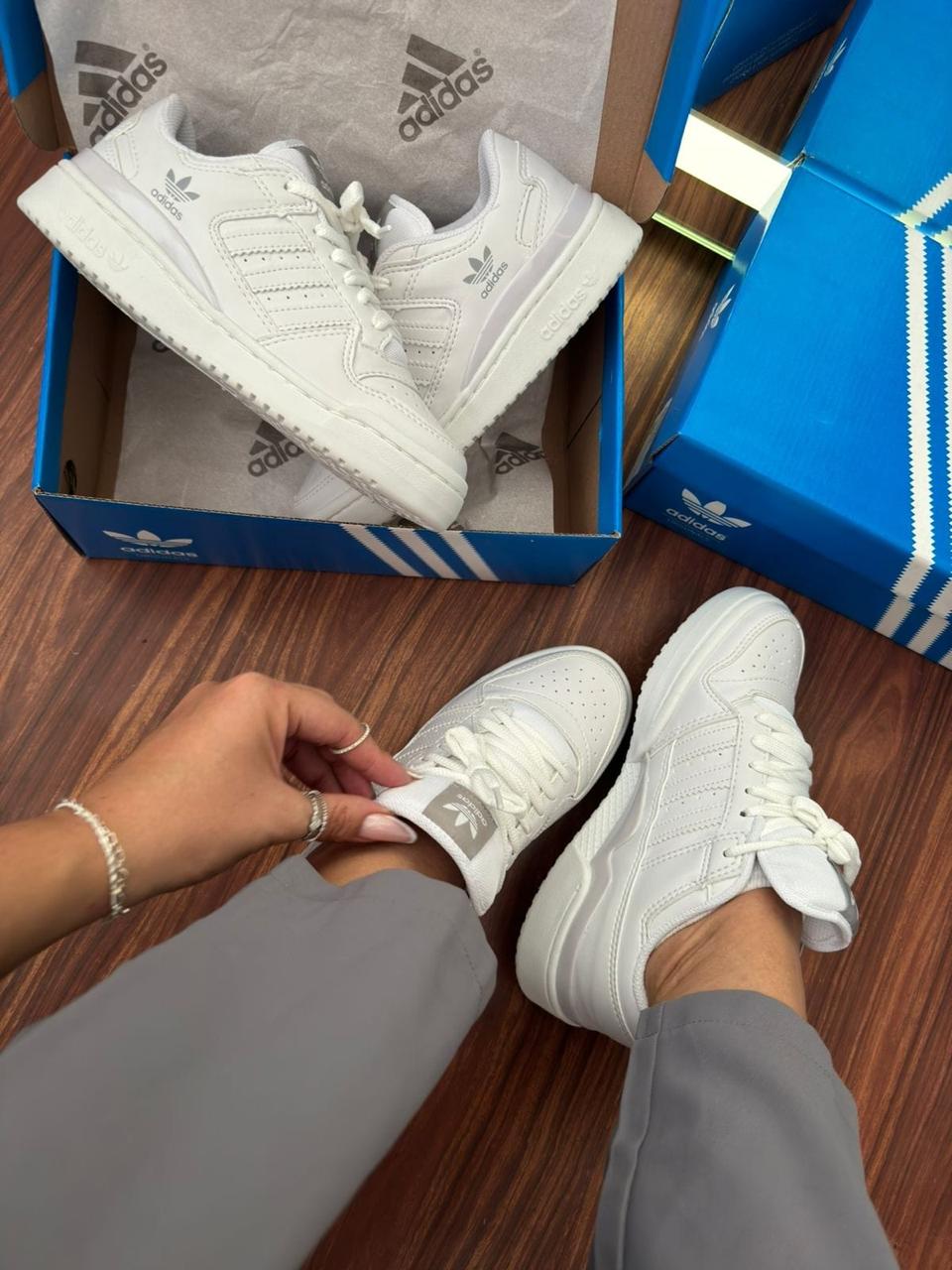 Adidas Fórum | Branco