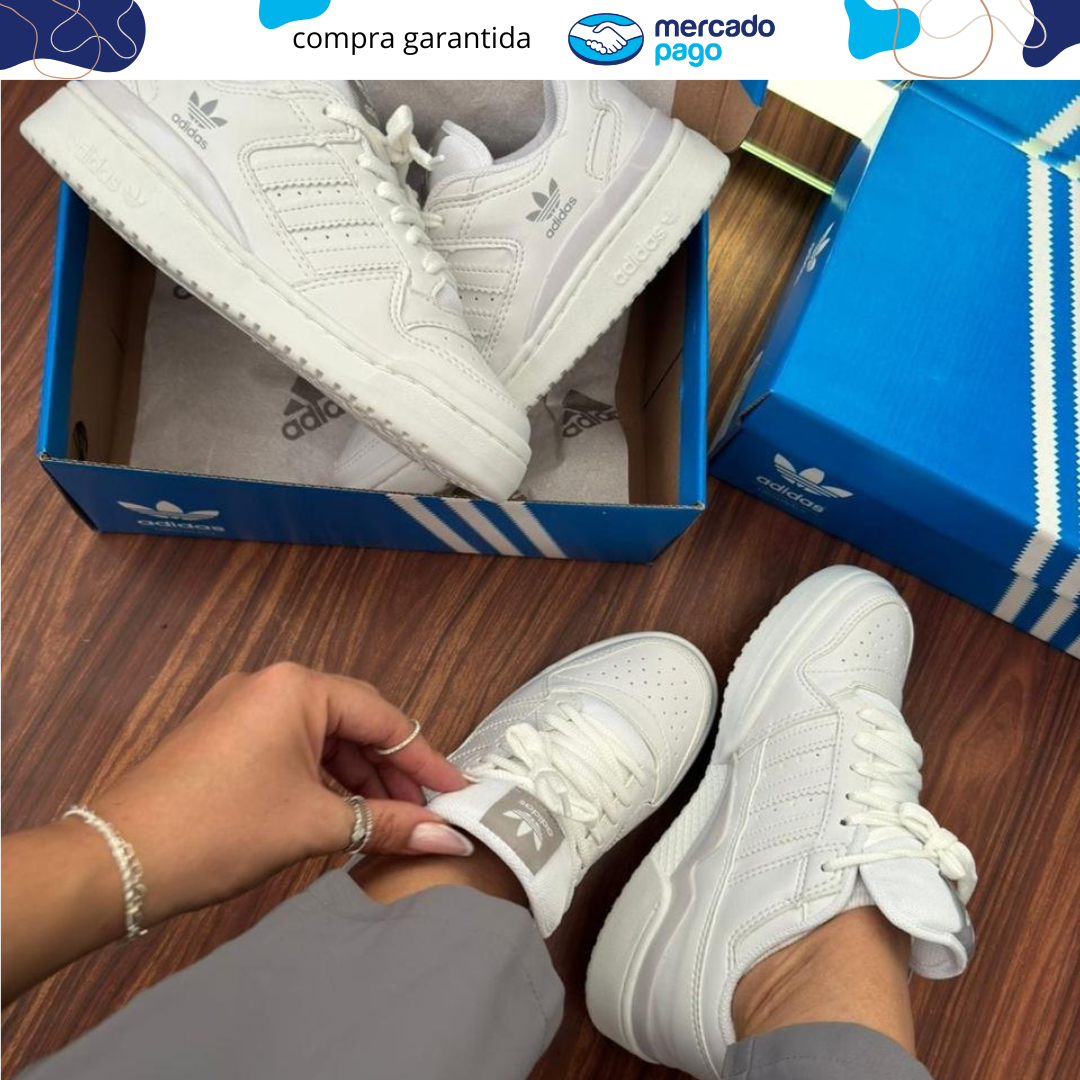 Adidas Fórum | Branco