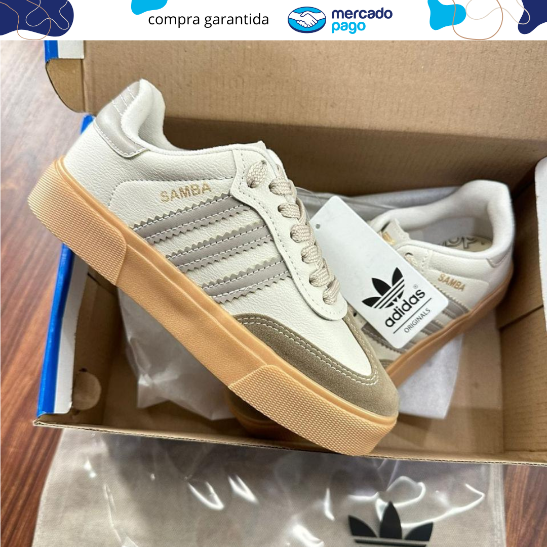 Adidas Samba Retrô | Cinza